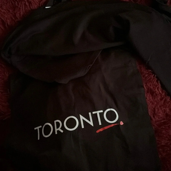 Vintage style Toronto scripted blackTote Bag T-shirt set - Picture 5 of 15